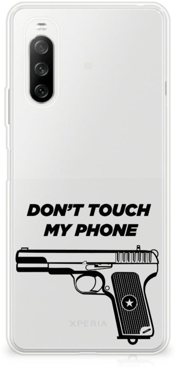 Sony Xperia 10 III Silicone-hoesje Pistol DTMP