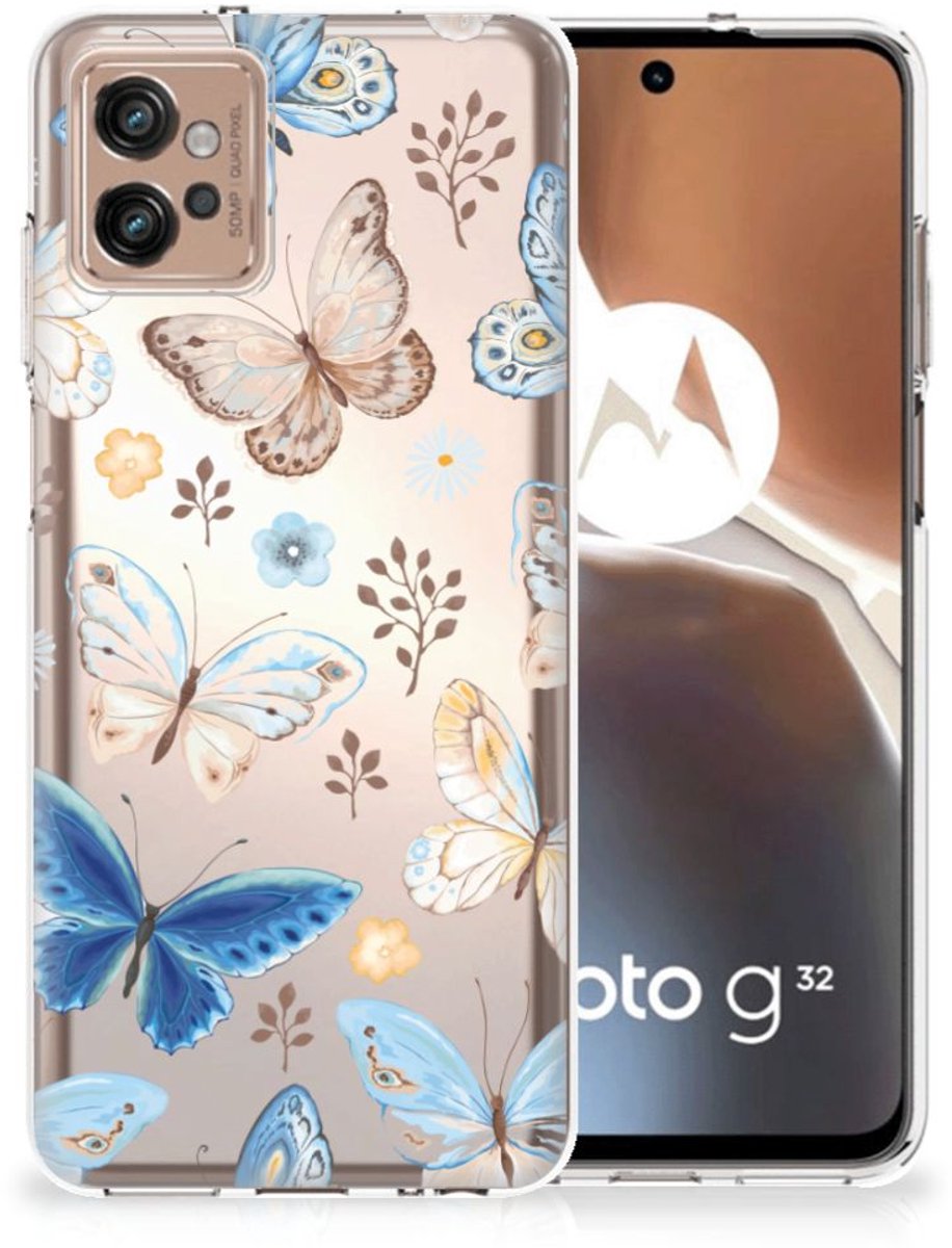 TPU Hoesje voor Motorola Moto G32 Vlinder
