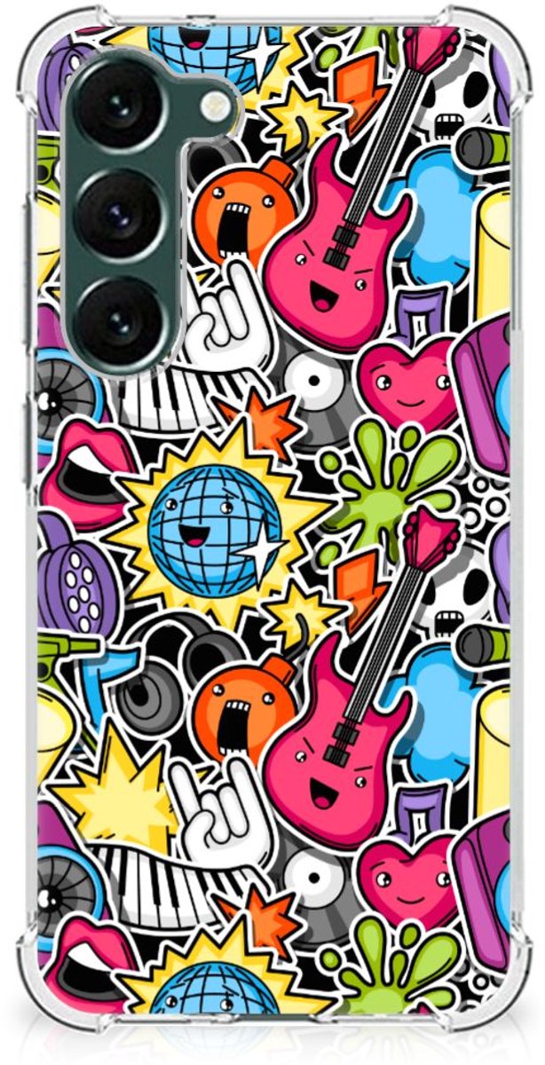 Samsung Galaxy S23 Plus Anti Shock Bumper Case Punk Rock