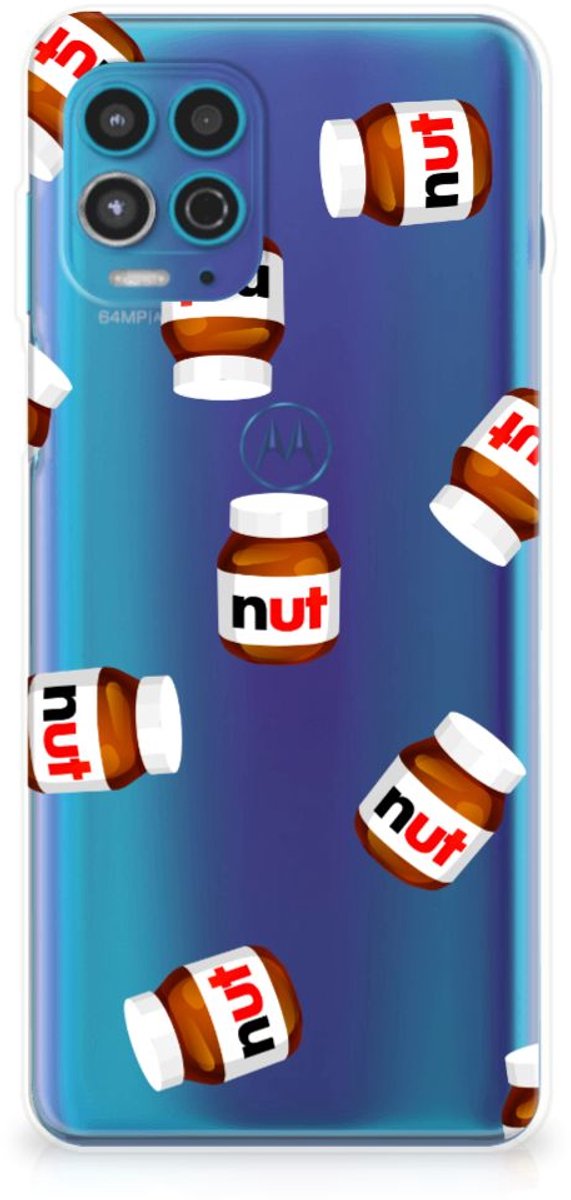 Back Cover voor Motorola Moto G100 Siliconen Case Nut Jar
