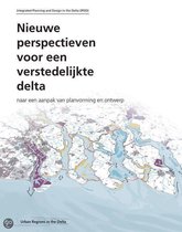 Boek 'Nieuwe perspectieven voor een verstedelijkte delta' met een kaart van een delta-regio.