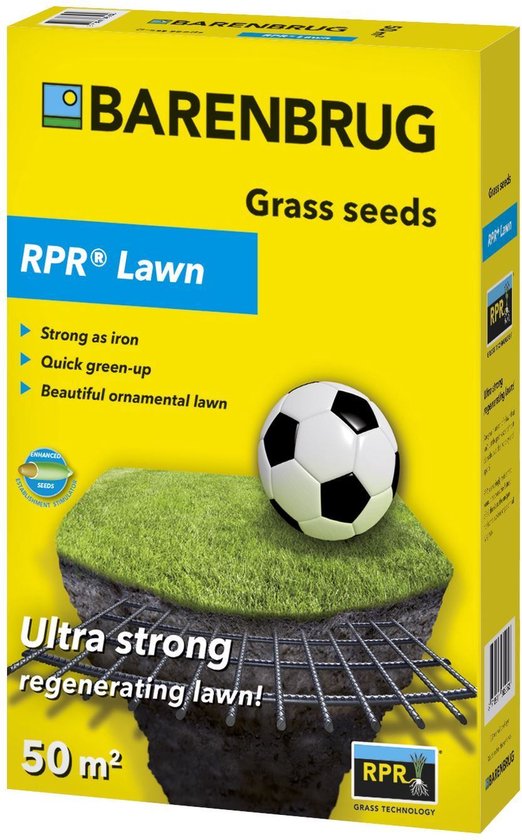 Semences de gazon Barenbrug Play&Sport 50 M2 - Graines de gazon - 1 kg