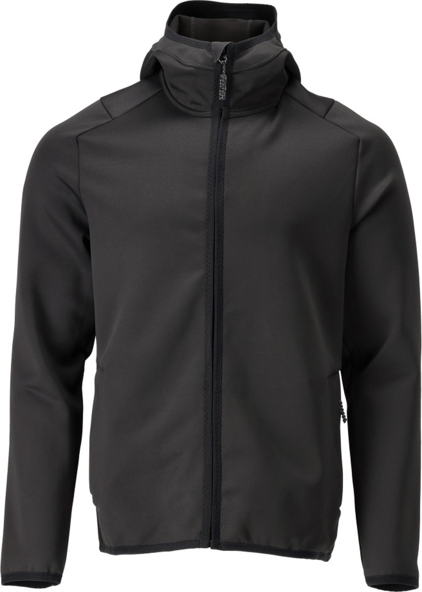 Mascot Customized Fleecetrui met capuchon 22586-608 - Zwart - 4XL