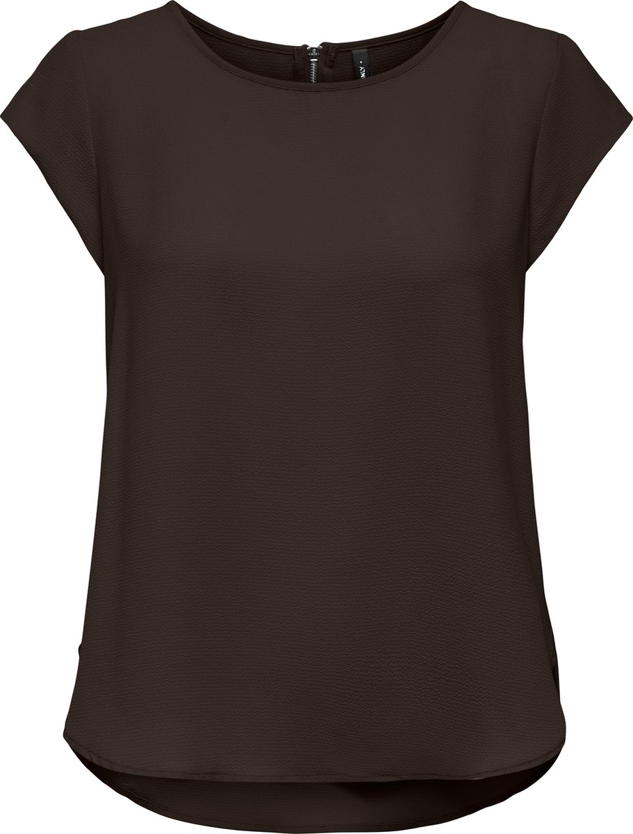ONLY - ONLVIC S/S SOLID TOP NOOS WVN - Dames - Blouses
