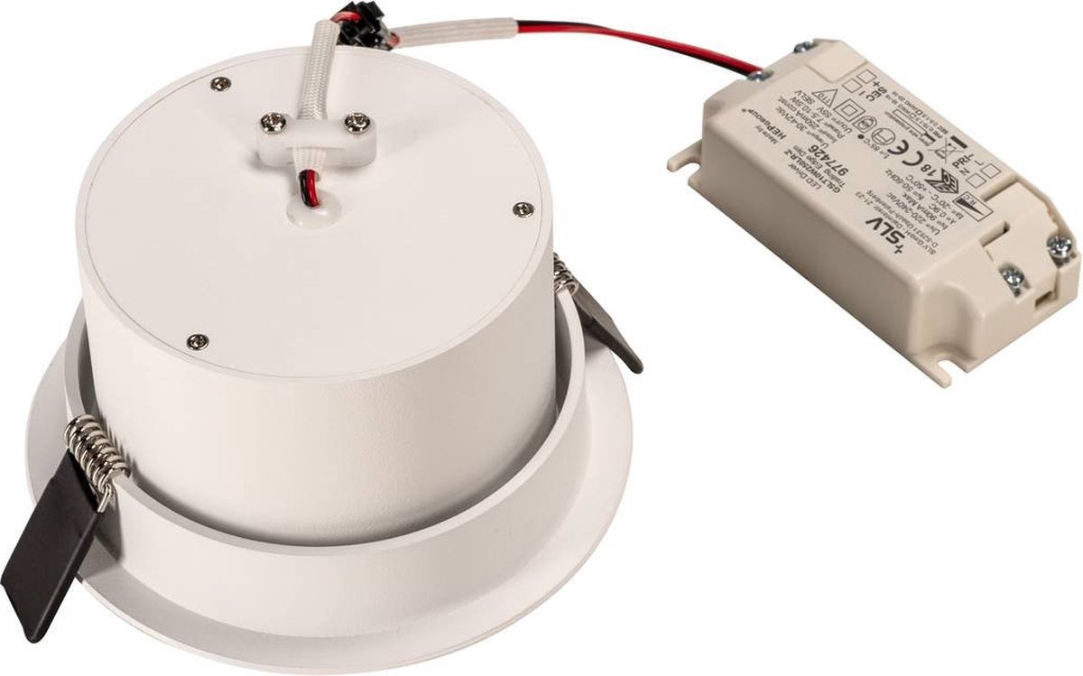 SLV Led inbouwspot Oculus 10,5w - 12cm wit - 1004669