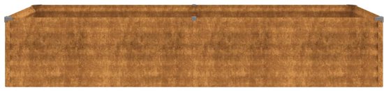 vidaXL Jardinière surélevée 194x50x36 cm Jardinière haute pression en acier Corten - Jardinières en acier Corten - Jardinières - Pot de plantes ornemental - Jardin de balcon
