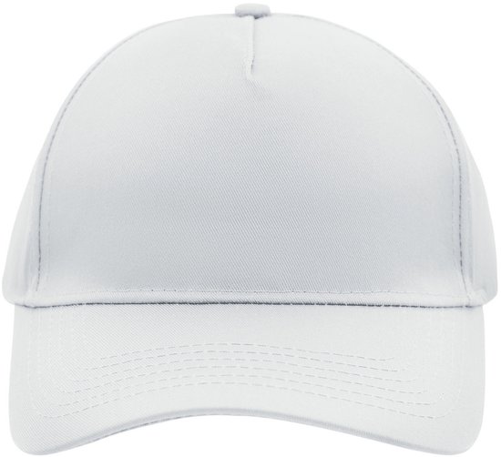 Casquettes / casquettes de baseball à 5 panneaux en blanc pour adultes - Casquettes blanches abordables