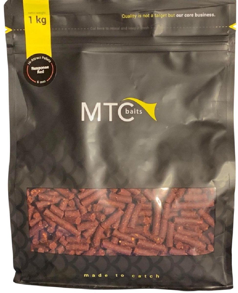 MTC Baits Response Red Hi-Attract Pellet 6mm 1kg