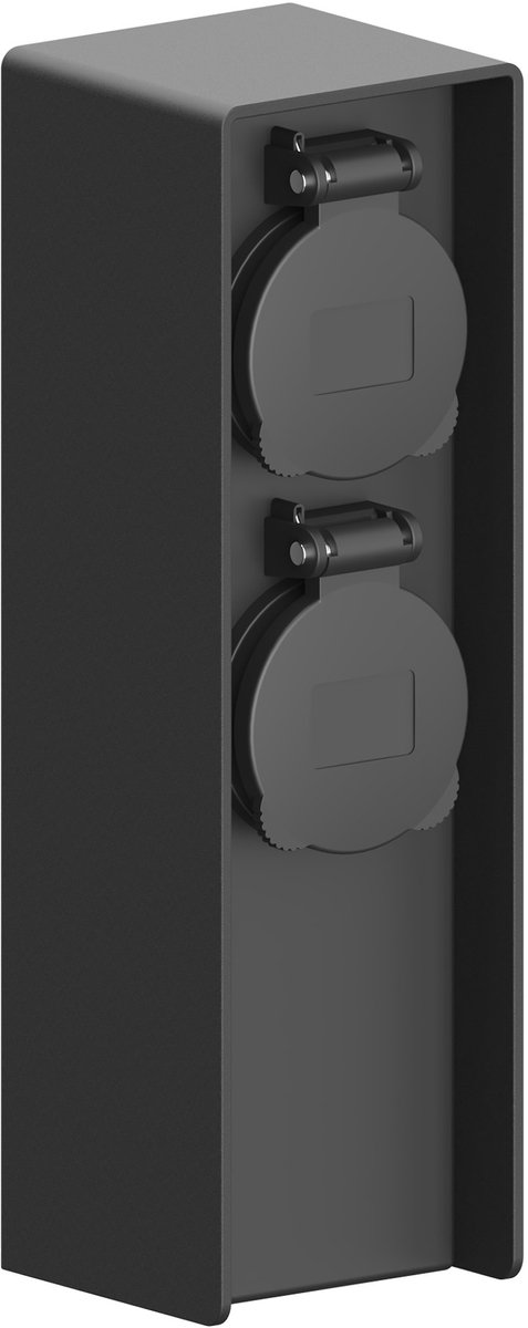Ledvion - Buitenstopcontact Paal - 2 Stopcontacten - Waterdicht IP44