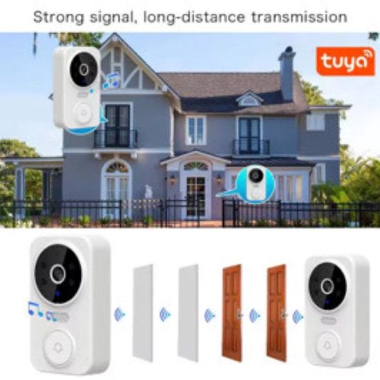 Mini Doorbell - Smart Visiual Doorbell - Camera - Voordeurbel - Bel - Deurbel van MINI — afbeelding 5