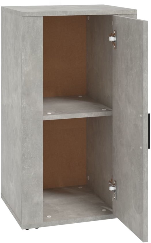 vidaXL Buffet 40x33x70 cm Bois d'ingénierie Béton Gris - Buffet - Commodes - Armoire - Armoire murale