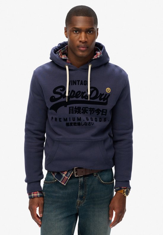 Superdry Tonal Relaxed Hoodie Heren - Maat XXL