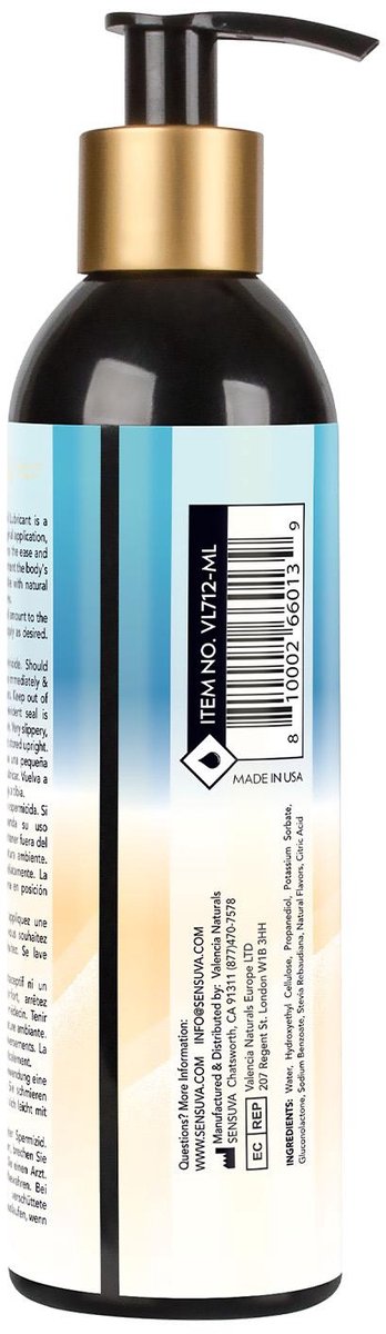 Goedkoopste Sensuva - Natural Waterbasis Glijmiddel Geurloos 240 ml