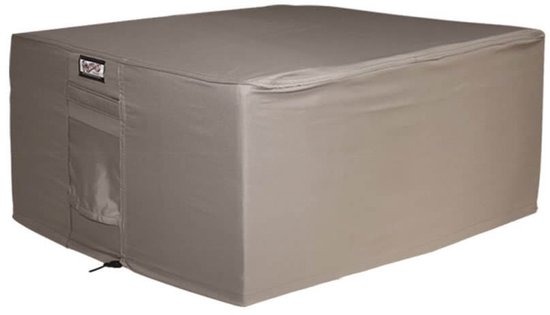 Housse de tabouret Raffles Covers - 120 x 120 H : 45 cm - RFS120120 - Imperméable | Solution teint | Résistant aux UV | Cordon élastique | Aérateurs - Housse de protection pour salon de jardin