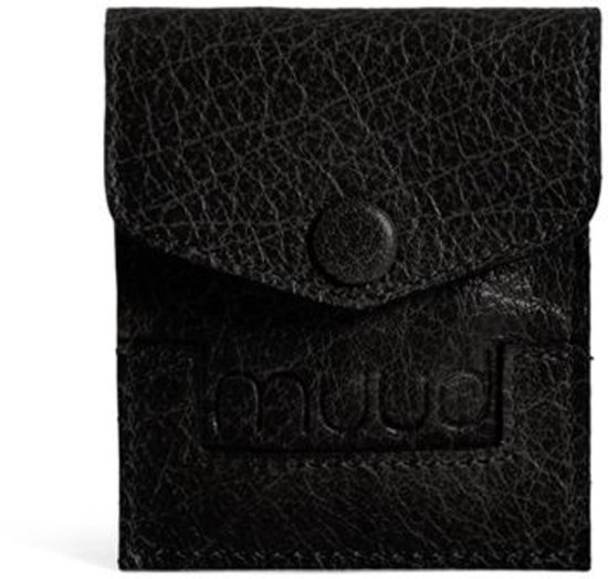 MUUD - Bergen - Luxe lederen hoesje - Zwart