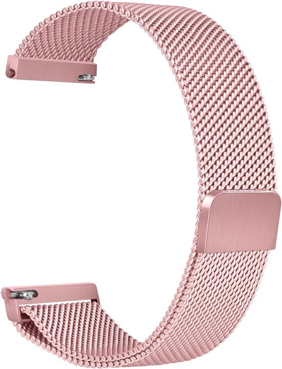 Premium Milanese Magnetische Bandje Rosegoud geschikt voor Garmin Instinct 1 & 2 & 2 Solar / Instinct 3 & E 45mm / Tactix 8 47mm / D2 Delta & Mach 1 – Verstelbaar, Ademend & Stijlvol