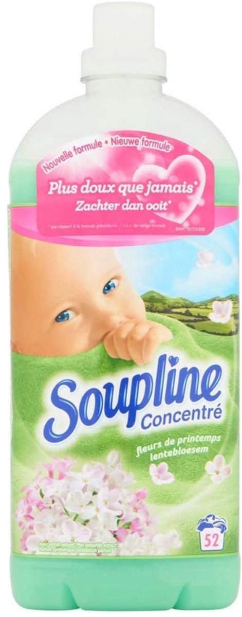 Goedkoopste Soupline - Wasverzachter - Lentebloesem - 52 Wasbeurten - 1.3L