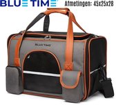 BlueTime - Draagtas Hond - Draagtas Kat - Hondentas - Kattentas - Transporttas Kat - Dieren draagtas - Reistas hond - Kat