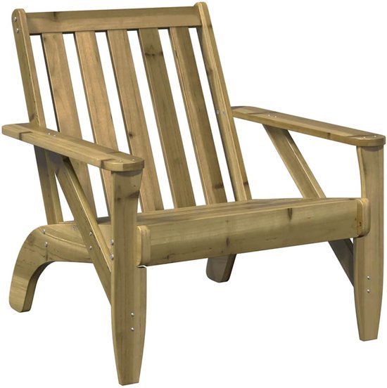 vidaXL Tuinstoel Adirondack 75x77x77 cm geïmpregneerd hout