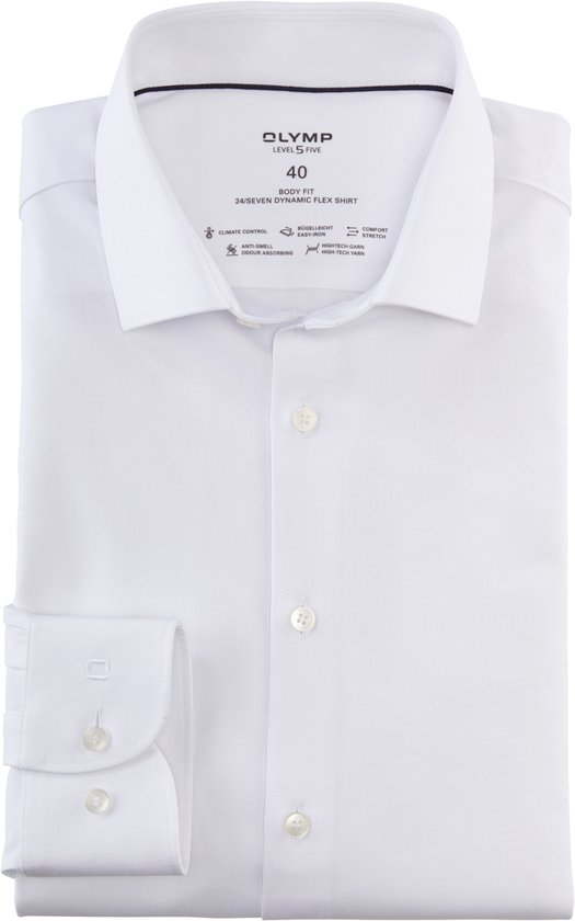 Chemise OLYMP Level 5 24/Seven Wit - Taille 42 - Homme - Chemises Casual