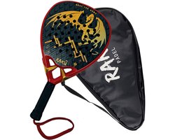 Raku® Dragon Pro X series - Padel Racket - Padel - Padelrackets - Racket - Paddle - Carbon - Grip - Inclusief Padelzak