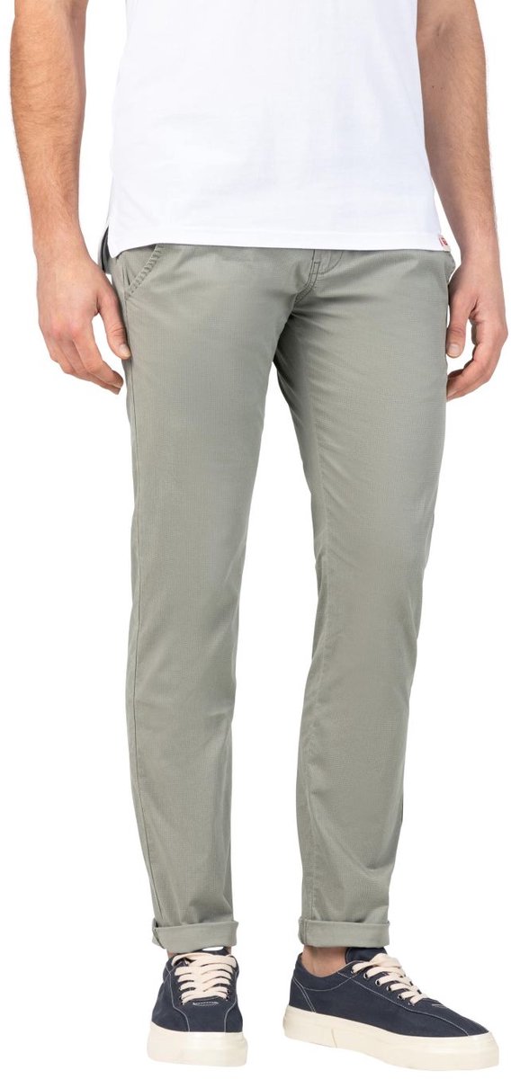 TIMEZONE Heren Chino Broek SLIM JANNOTZ slim Grijs 38W / 32L Volwassenen