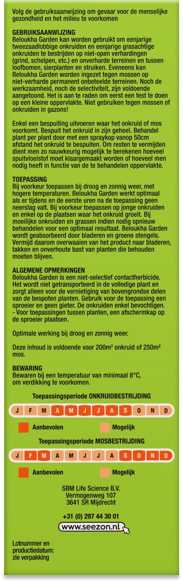 Protect Garden Beloukha Garden Onkruidbestrijder - 450 ml - Onkruid en Mos Bestrijdingsmiddel - Binnen 3 uur Resultaat - Hoog geconcentreerd — afbeelding 2