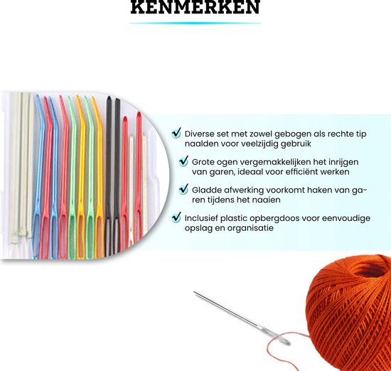 Welke haaknaald of breinaald heb ik nodig