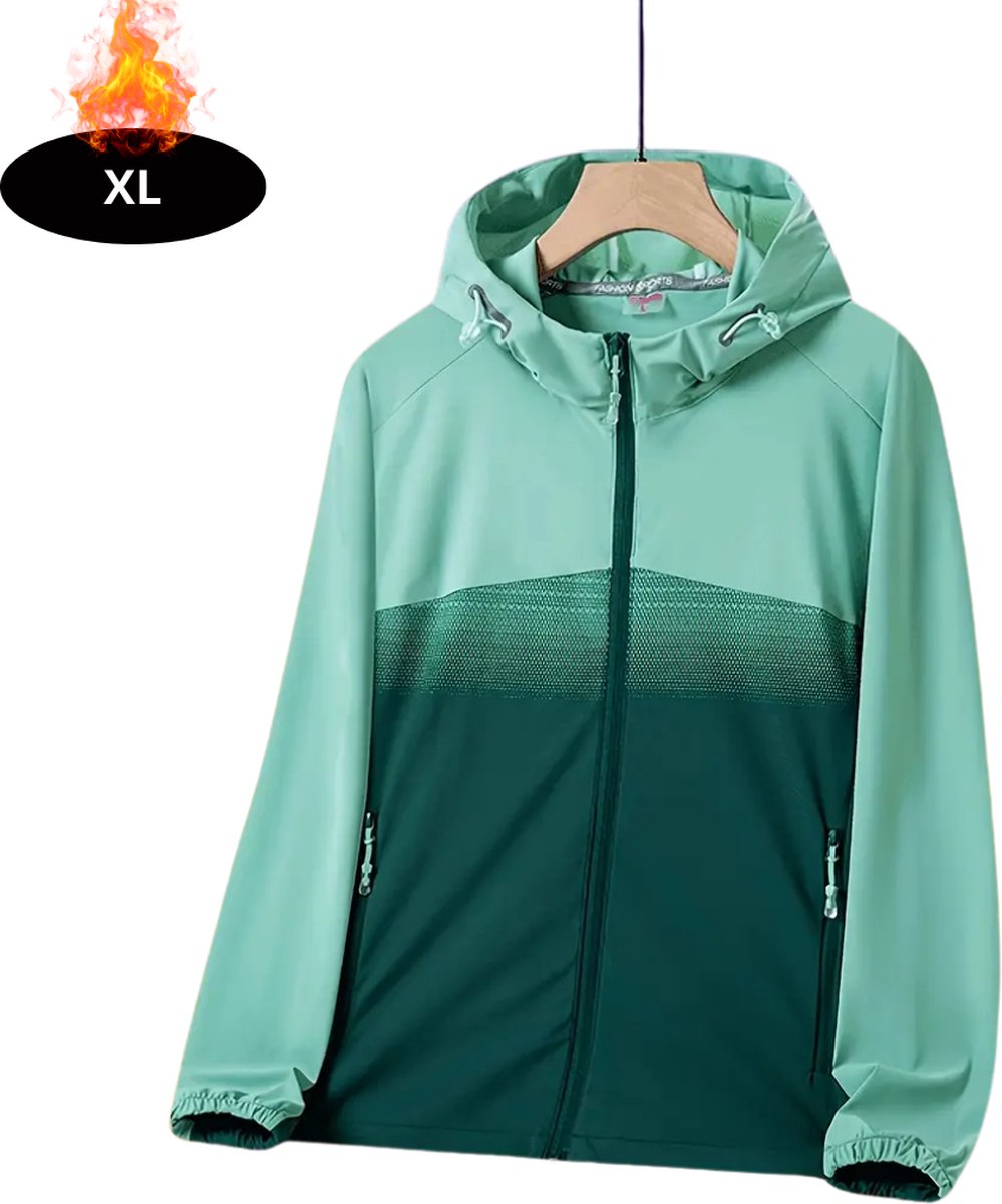 Bovista Windjas Dames Parka Lente & Herfst Jas Volwassen Windjack Windbreaker Outdoor Lichtgroen