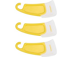 3Pcs Geel Siliconen Hars Verwijdering Schraper Tool - Elegoo Mars 4 - Saturnus 3 - Saturnus 3 Ultra - Anycubic Foton Mono 2 - MONO M5S - Compatibel - Resin - Gereedschap - Verwijderaar .