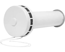 Geïsoleerde geveldoorvoer voor natuurlijke ontluchting diameter 125 mm - SPK2-125