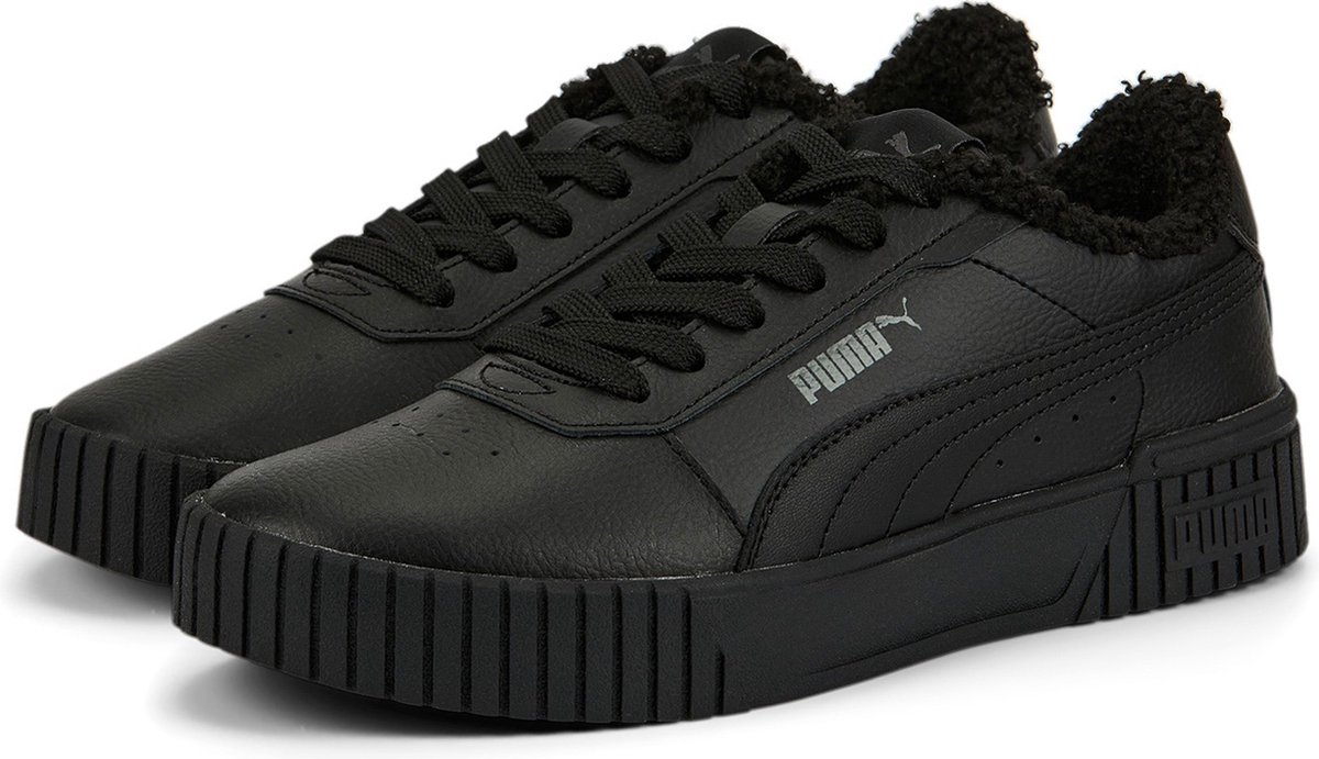 Puma Carina 2.0 WTR Jr kindersneaker winterschoenen schoenen gevoerd 388455 Zwart