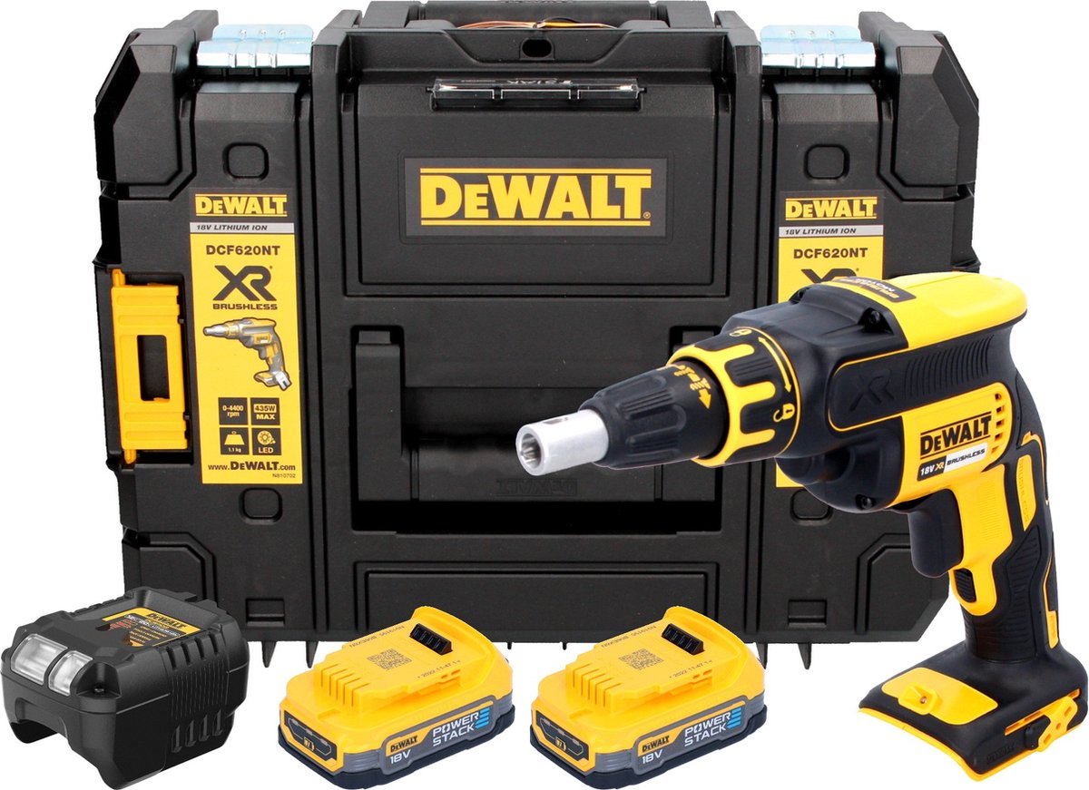 DeWalt DCF 620 NT accu-droogbouwschroevendraaier 18 V 30 Nm borstelloos + TSTAK - zonder accu, zonder oplader