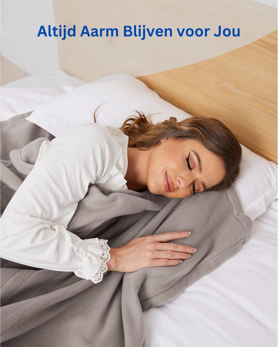 VELTRR® Elektrische Onderdeken 2 Persoons - Extra Zacht - afbeelding 2