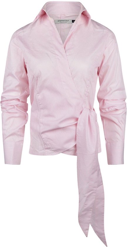 Chemisier cache-cœur Steppin' Out Julia Stripe Rose - Taille M - Homme