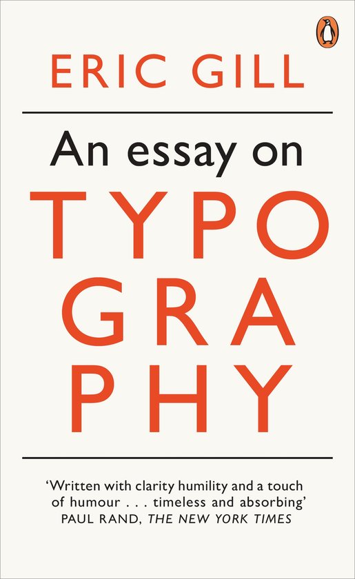 Essay On Typography - cover