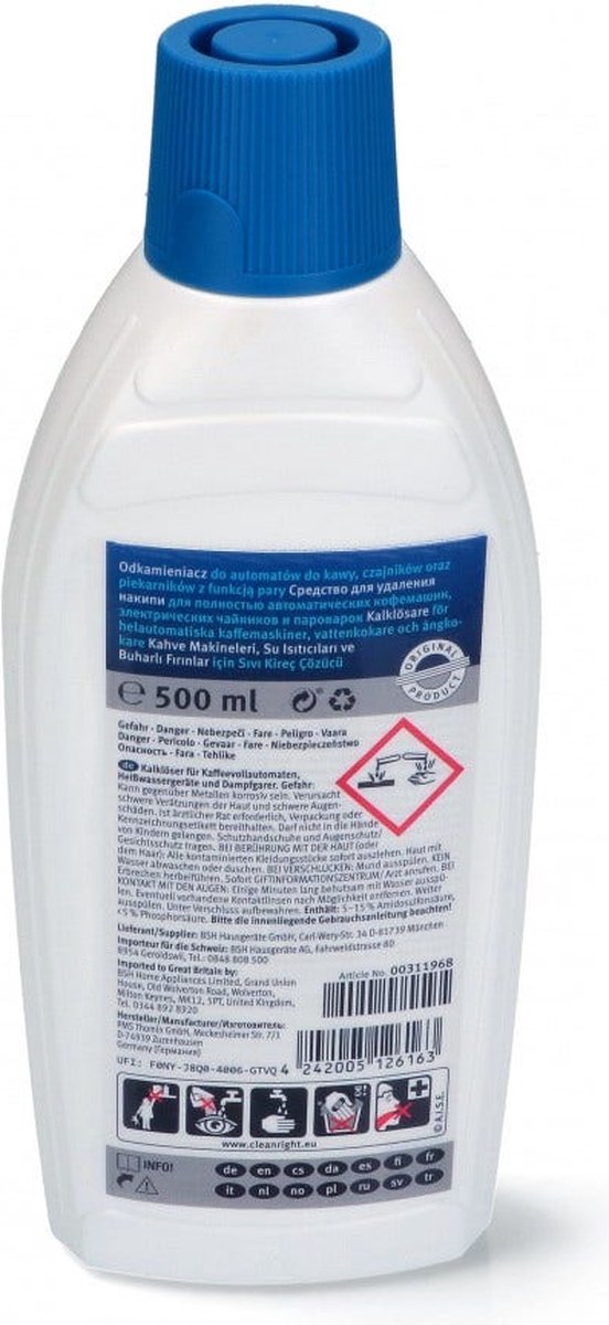 Bosch ontkalkingsmiddel - 500ml — afbeelding 4