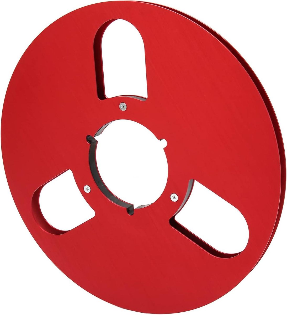 Image of 10-Inch Lege Spoel Universele Aluminiumlegering 3 Gaten Geluidsbandspoel voor Roar - Rood