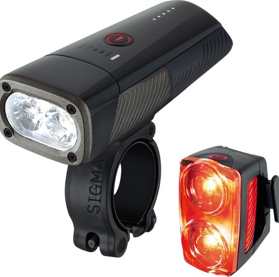 CYCLAMI Lumiere Velo Avant et Arriere 300 200 Lumens 5 20 Modes D'éclairage Étanche IPX6 Recharge USB-C Lampe Vélo de Montagne et aux Bicyclettes Lampe LED Rechargeable de Nuit