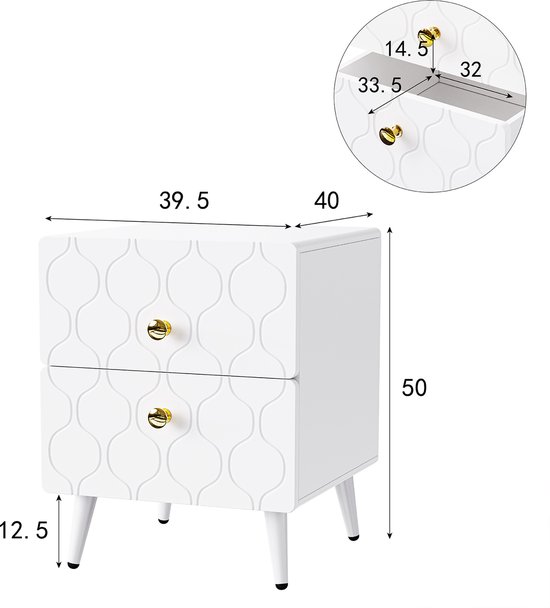 Industriële - Baby - Set van 2 - Slaapkamer Kasten