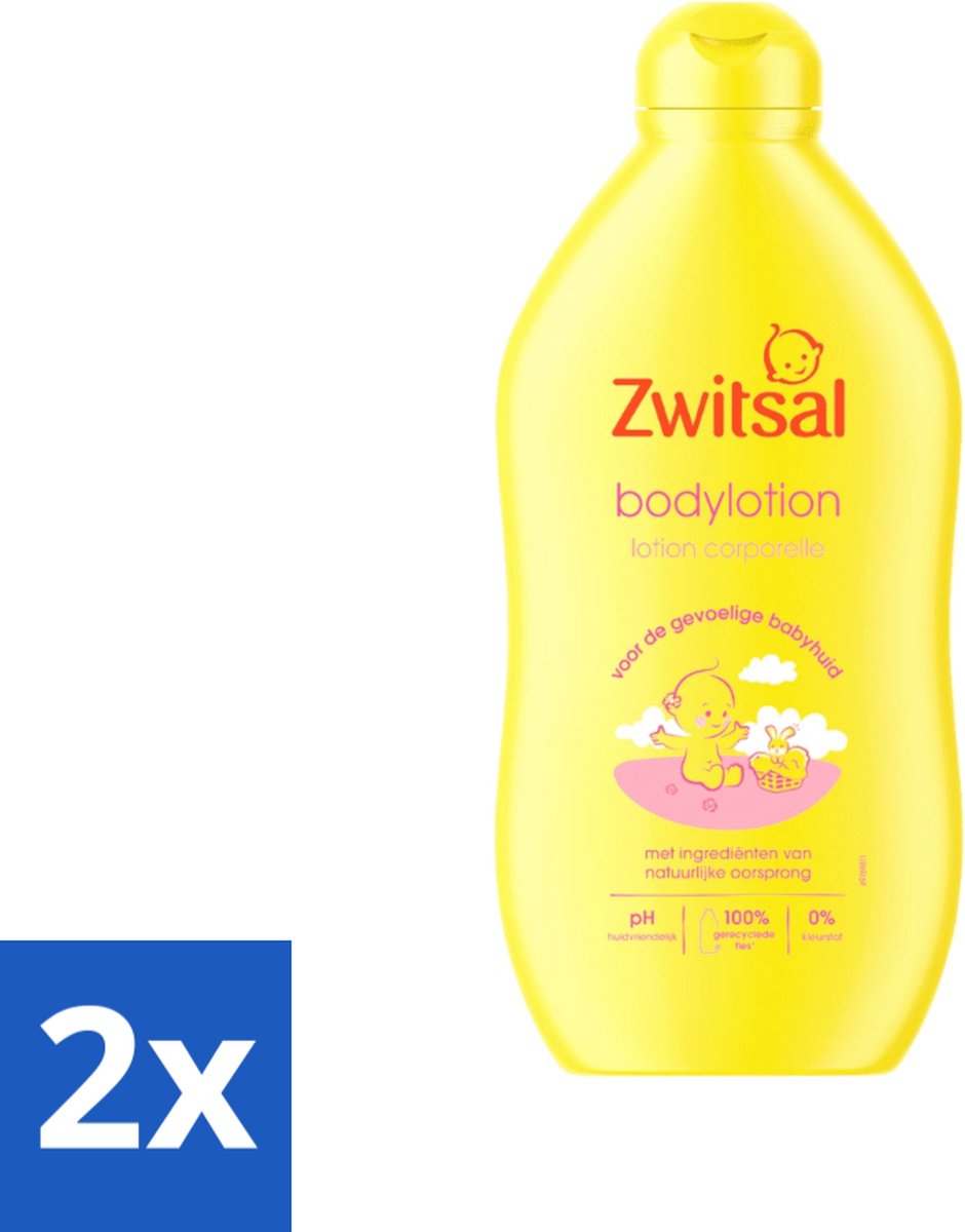 Zwitsal - Babyverzorging - Bodylotion - Extra Verzorgend en Zacht - 400 ml - Voordeelverpakking - 2 stuks