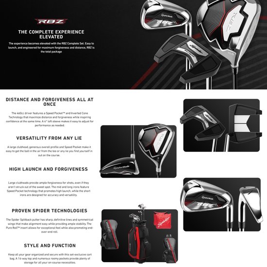 TaylorMade RBZ 2.0 15-Delige Heren Golfset 2025 | Cartbag (graphite shaft) — afbeelding 5