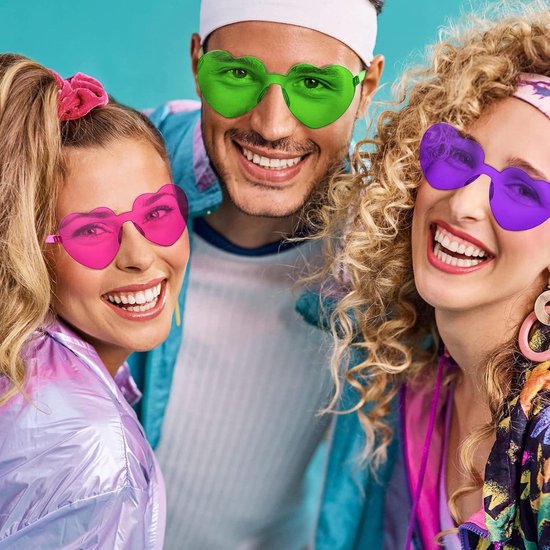 MIJOMA Partybril Glubschaugen Wiebelogen - Grappige Bril Voor Carnaval En Feest