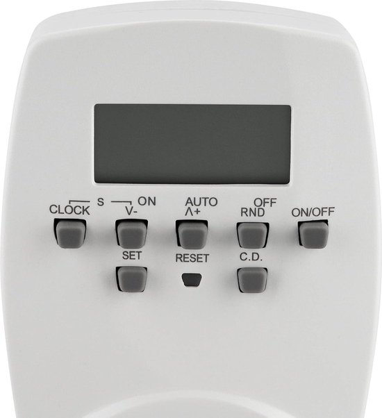 Point Contact Timer Digitaal timer stopcontact - voor binnen - 20 tijden per dag - 1800 W ...