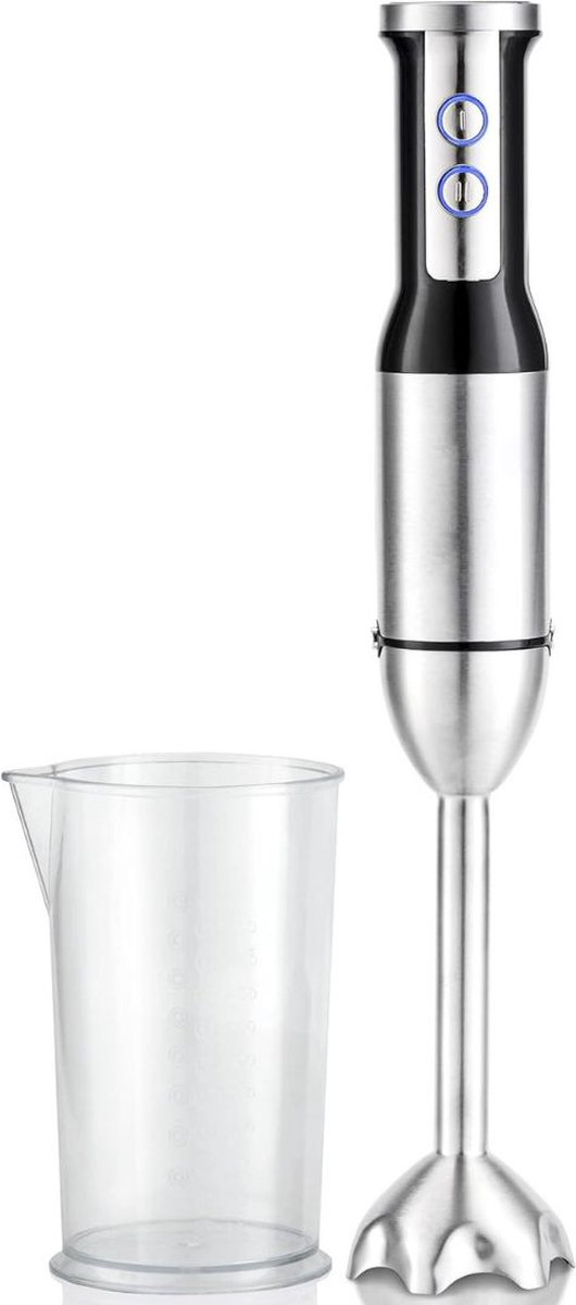 VELTRR® Staafmixer - Hakmolen - Keukenmachine - Zilver