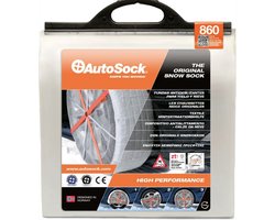 AutoSock High Performance 860 – Sneeuwsokken Auto & SUV – Textiele Sneeuwkettingen – Extra Grip op Sneeuw en IJs – Set van 2 Stuks – HP860