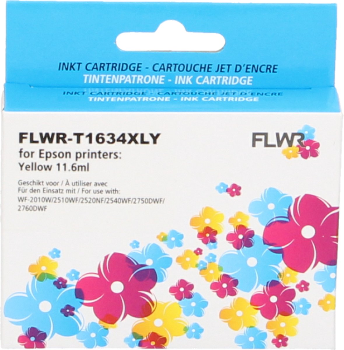 FLWR - Cartridges / Epson 16XL / geel / Geschikt voor Epson