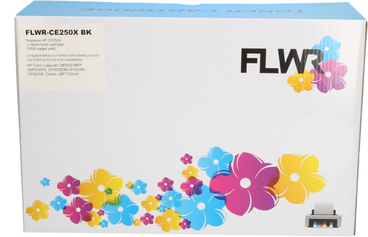 FLWR - Toner / 504X / Zwart - Geschikt voor HP