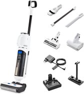 Bol.com MEDION H30 harde vloerenreiniger met zuigfunctie (2in1 snoerloos oplaadbare accu vloerreiniger borstelrol aparte schoon-... aanbieding