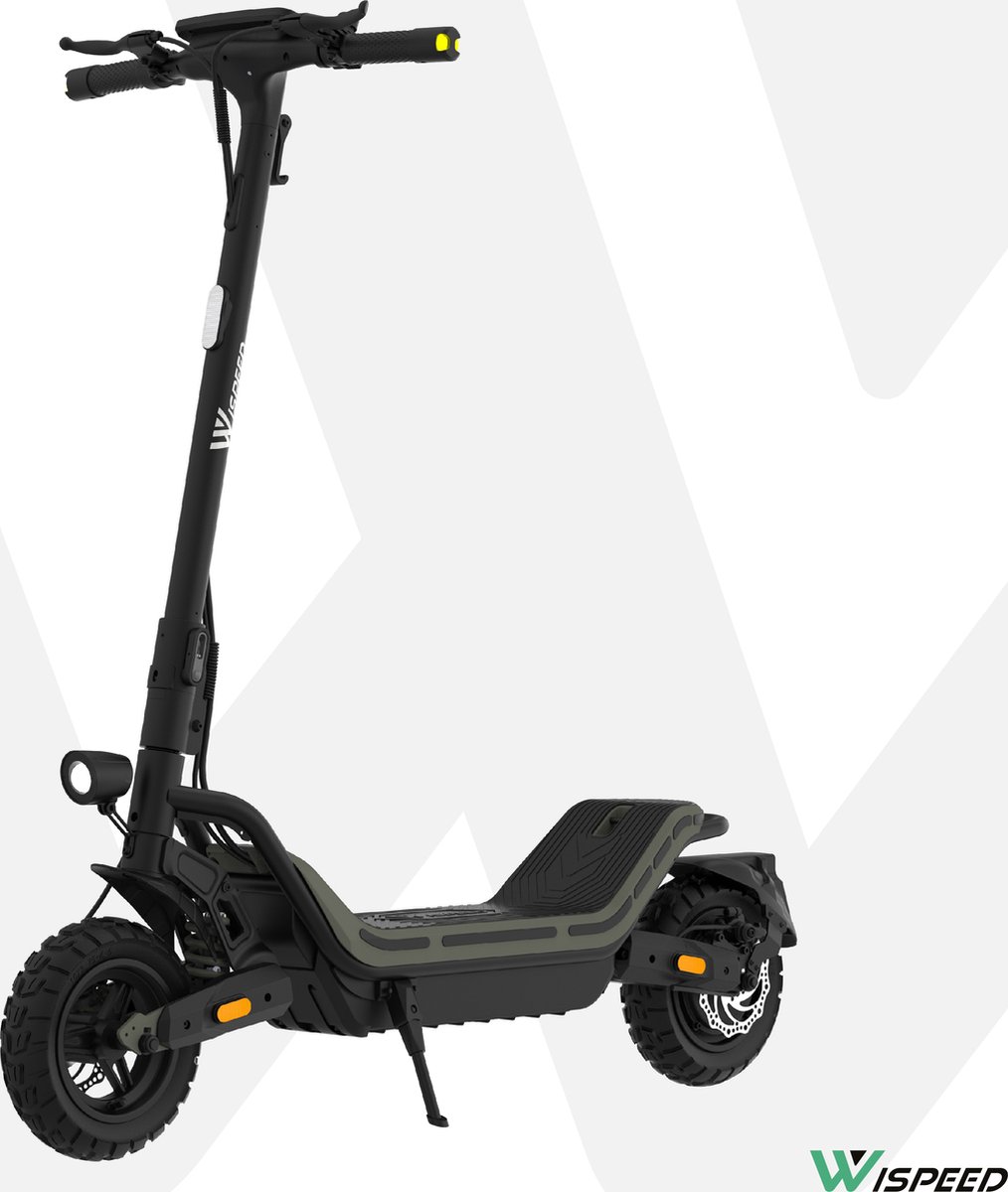 Afbeelding van Wispeed - SuvPilot 480 - Elektrische step - Off Road Model - Krachtige 900WMotor - Snelheid tot 25km/h - Bereik tot 60km - Kaki